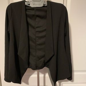 Long sleeve black blazer